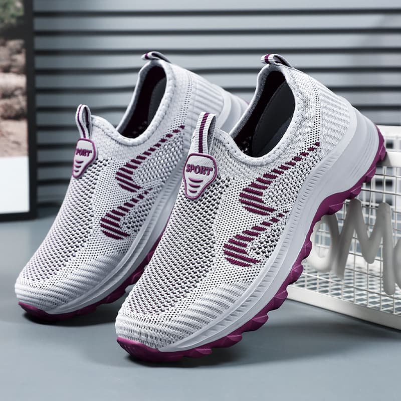 Women's Casual Sports Shoes Spring New Mesh Shoes Middle-Aged and Elderly Step-by-Step Beijing Health Shoes Home Mom Shoes