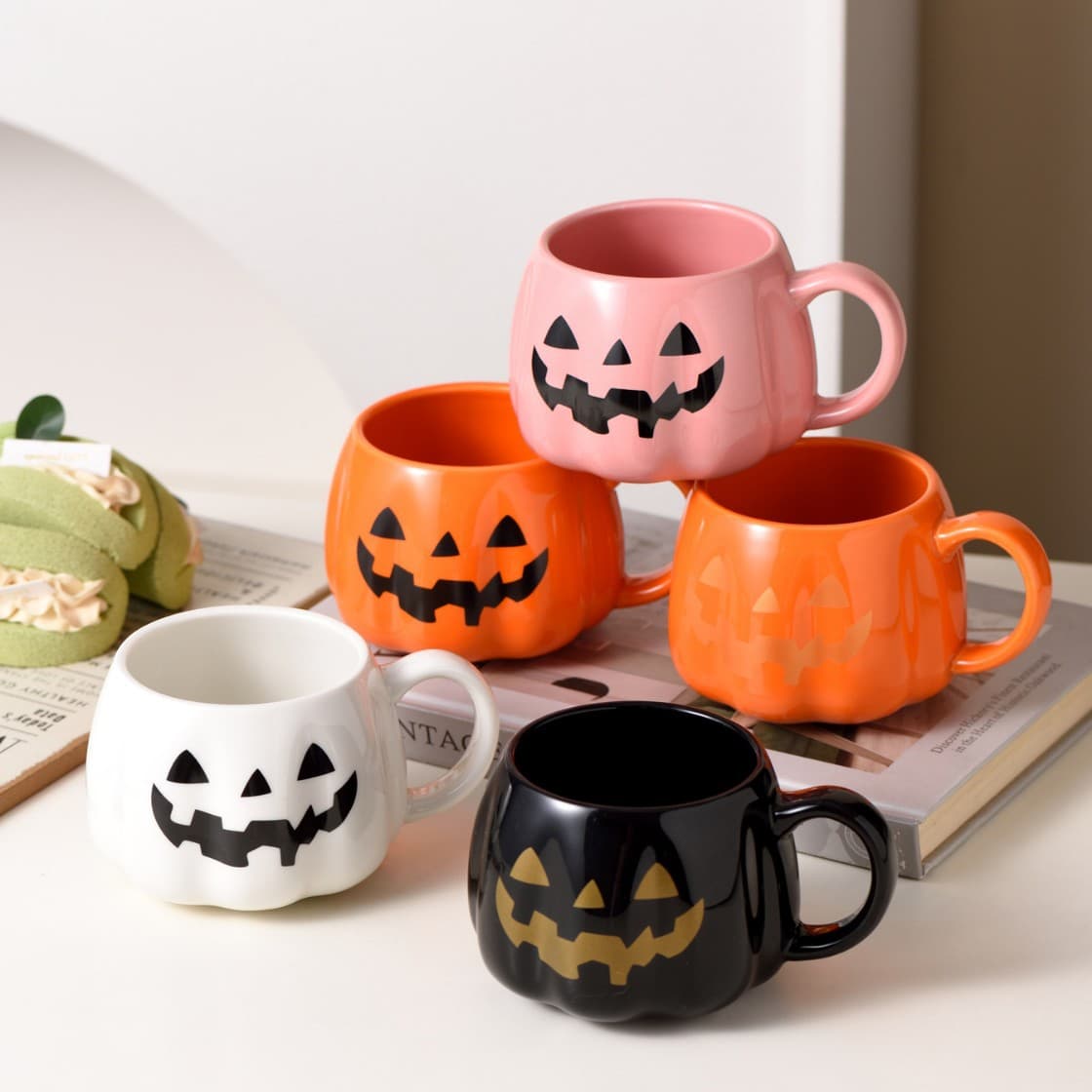 Panda Mug Creative Cartoon Ceramic Mug Office Coffee Mug Milk Mug Cute Lovely Beige Cup