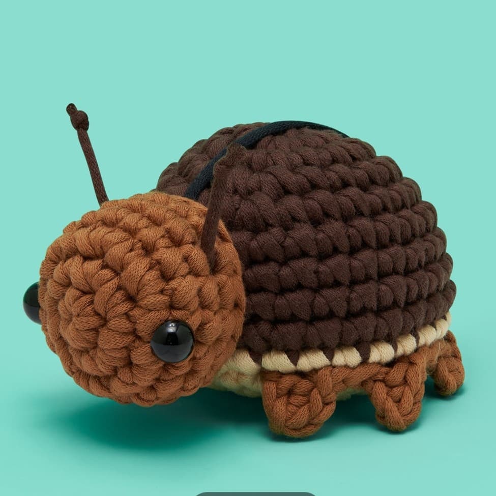 Cross-border hot-selling turtle honey crochet material package handmade DIY wool crochet material package set English video tutorial