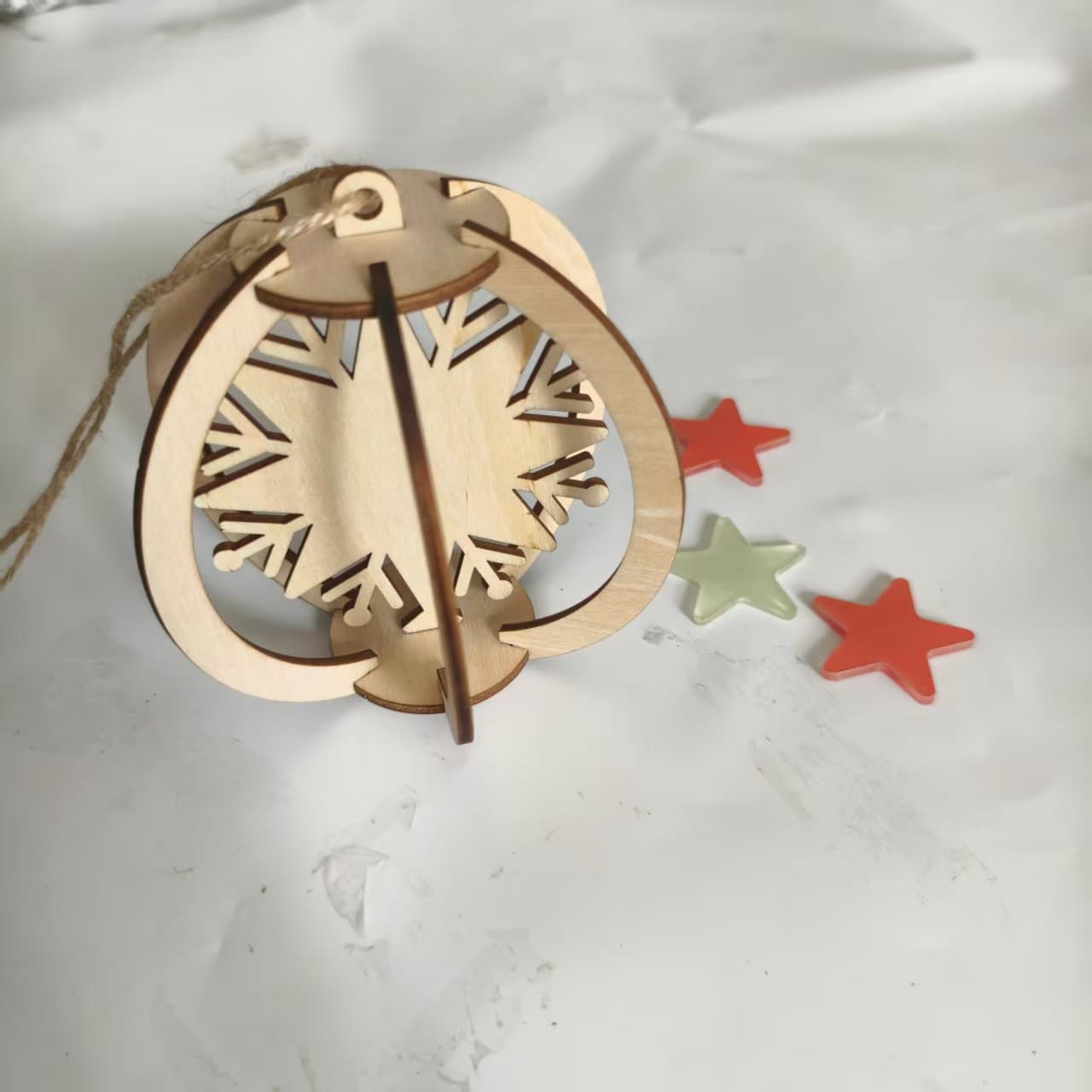 Cross-border New Product Factory Direct Creative New 3D Hollow Christmas Decoration Pendant Holiday Decoration Pendant