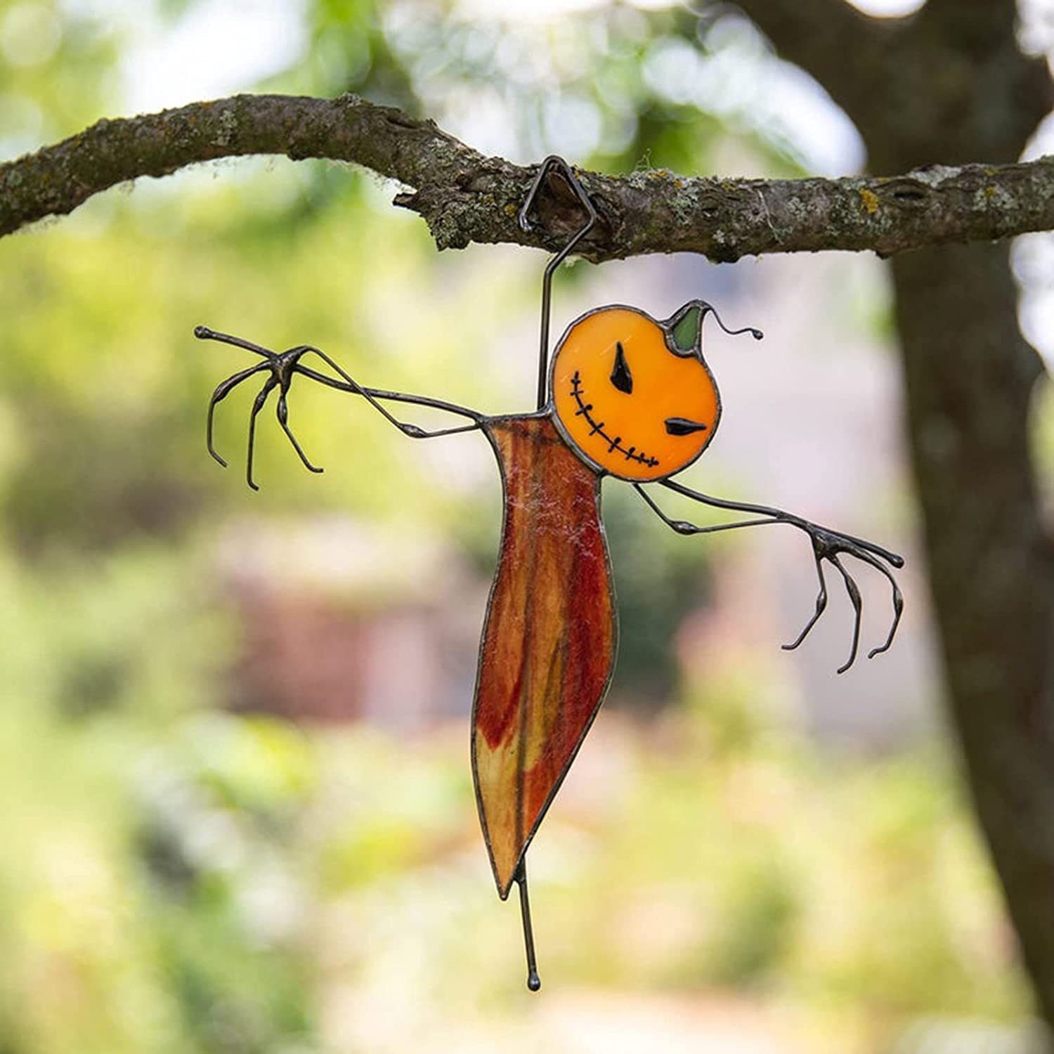 Halloween Home Decor Halloween Horror Ghost Spider Pumpkin Scarecrow Witch Hat Window Decor