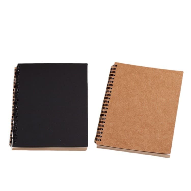 In Stock Creative Retro Kraft Paper Notebook Wholesale Simple Blank Doodle Memo Diary Sketchbook
