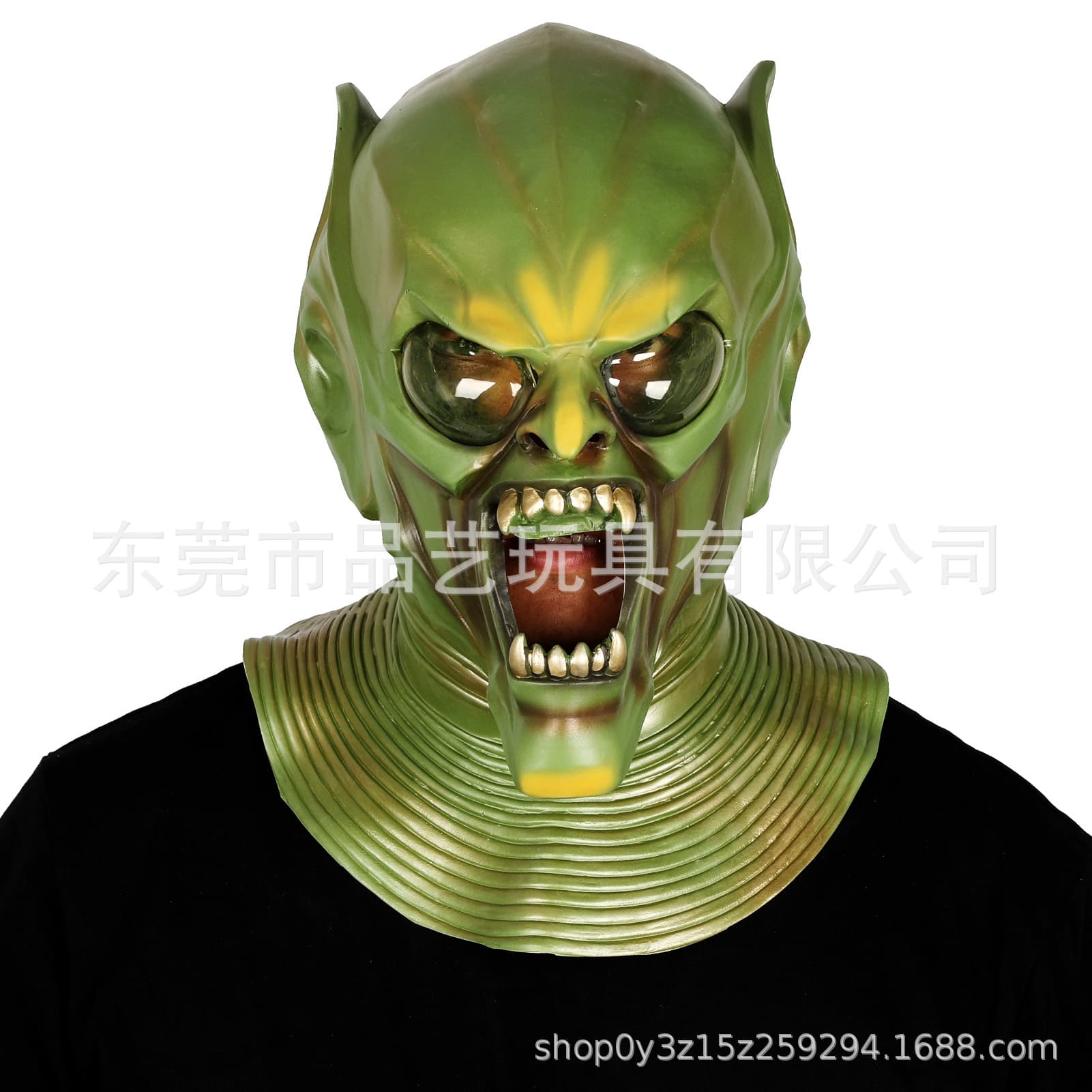 Green Goblin Mask Latex Green Goblin Hood Spider-Man Heroes of No Home Marvel Villain Face Mask Green Goblin