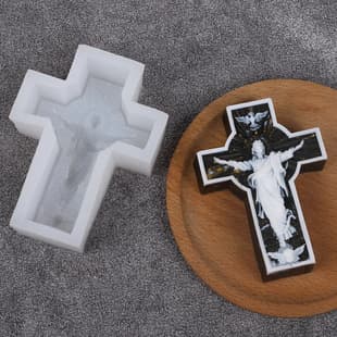 Miaochuang DIY Aromatherapy Candle Silicone Mold - Handmade Epoxy Resin Plaster Decoration Resin Mold