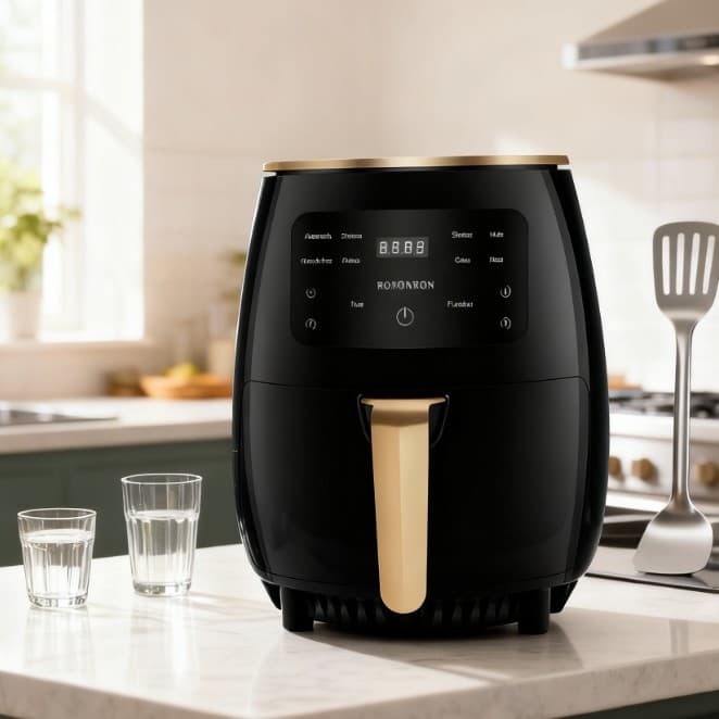 Wholesale 6L Touch Screen Air Fryer 110V US Plug EU Plug Multifunctional Electric Fryer French Fry Maker Oven