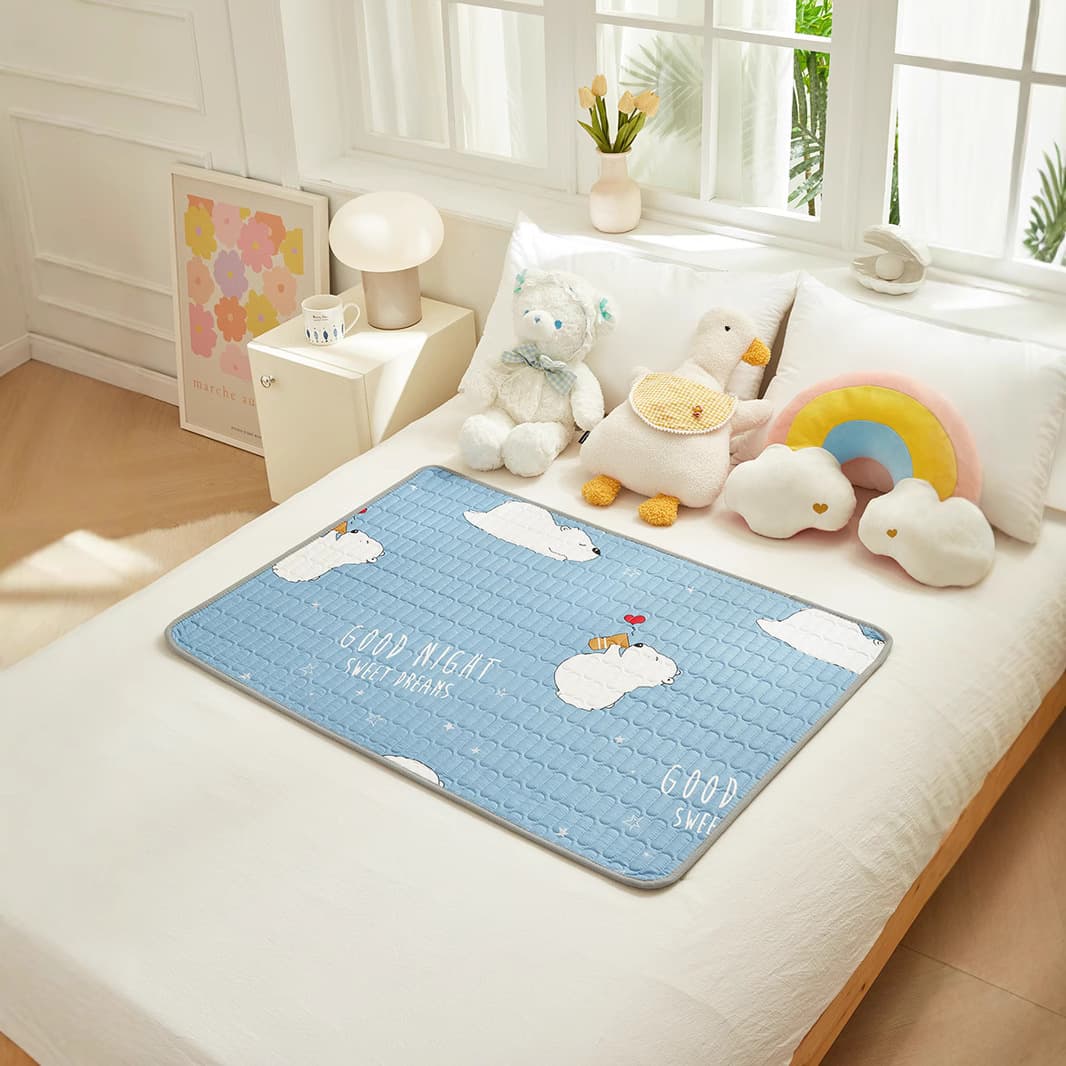 Double-sided Washable Pure Cotton Period Pad, Baby Diaper Pad, Warm and Cold-proof Children's Play Mat Wholesale