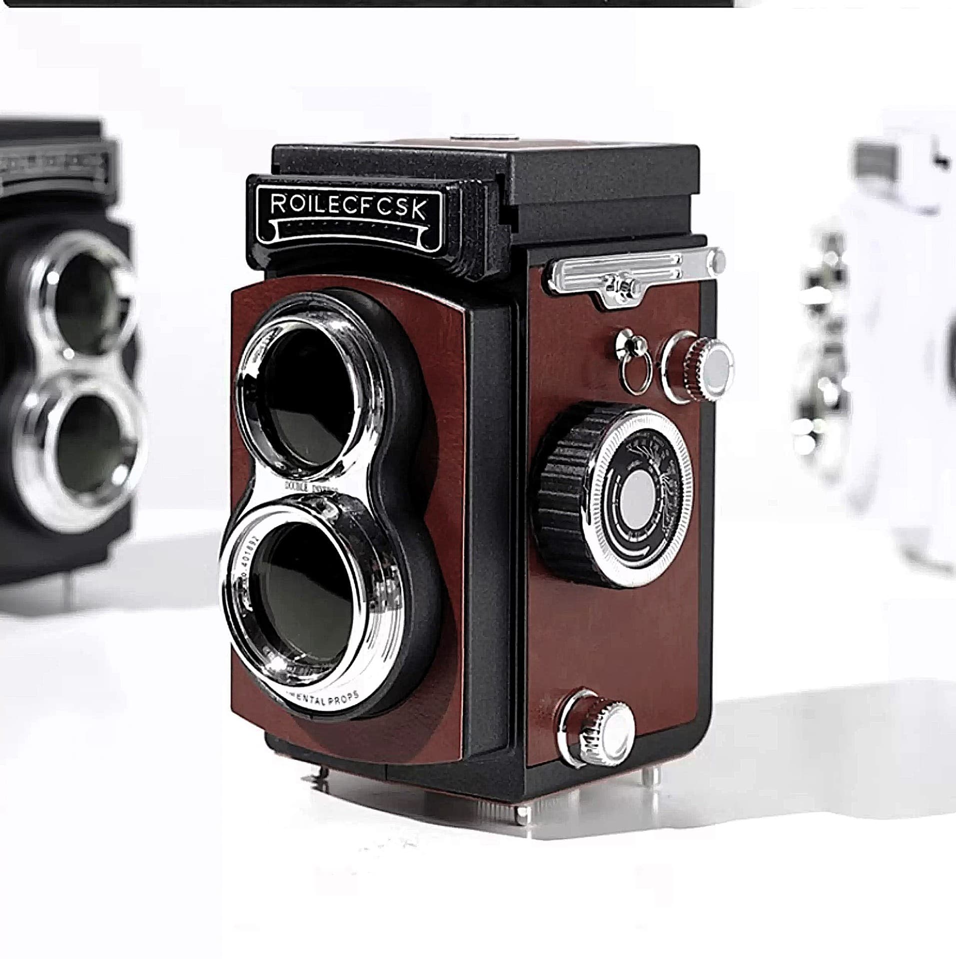 Twin reflex camera model/retro camera props ornaments/photo studio model handheld model