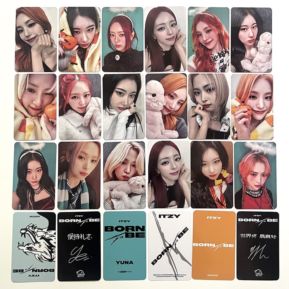 Itzy New Album Born to Be Random Mini Cards Collectible Special Bonus Cards Midzy Album Cards Artistic Souvenir Postcards