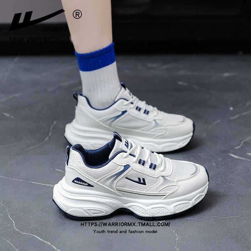 Warrior Dad Sneakers Women 2026 New Spring Ins Fashion White Shoes Women Heightening Shoes Women Spring Sports Shoes