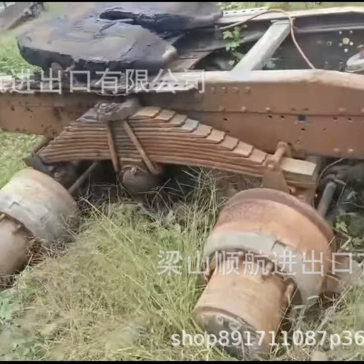 Used vehicle axle and trailer parts, Beiben heavy truck axles, dual-mount integrated rear axles, used vehicle axles.