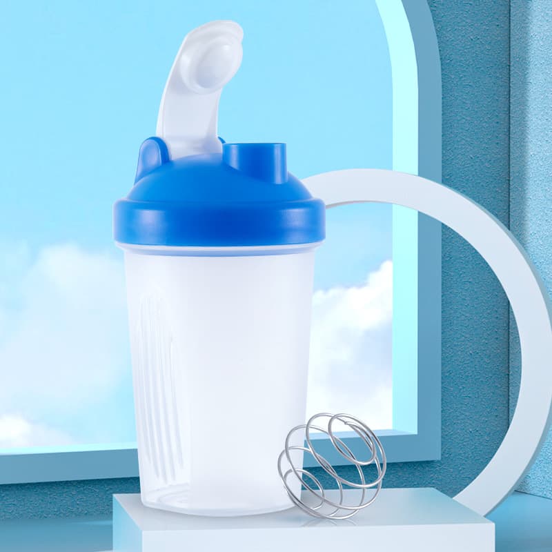 400ml Multi-color Shaker Cup, Outdoor Sports Fitness Protein Powder Shake Cup, Factory Direct Sales Water Bottle