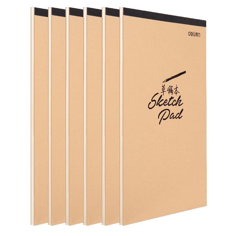 Deli 7709 wireless binding notebook - draft book (mixed)