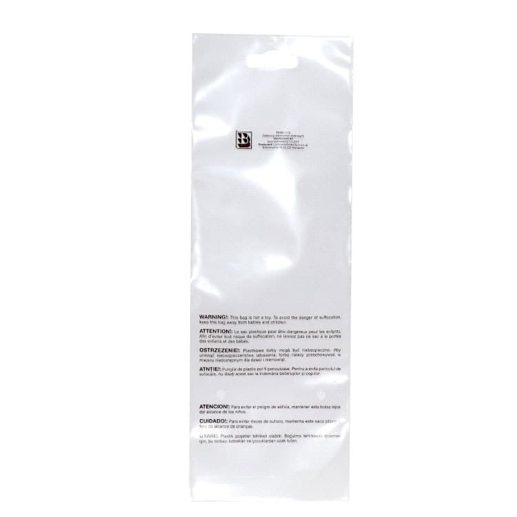 Recyclable PP Recycled PP Recyclable Packaging Eco-friendly Ink Printing Recycled Transparent Packaging Bag with Airplane Hole