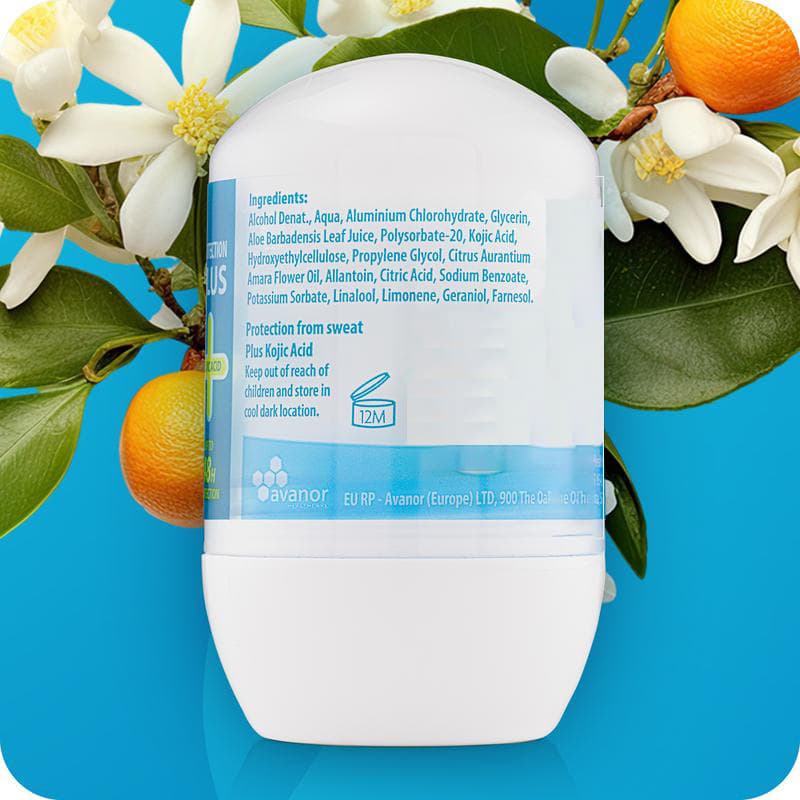 Amazon Cross-border Herbal Antiperspirant Stick - Underarm body fragrance, long-lasting scent, all-English packaging, portable roll-on balm.