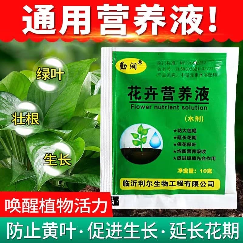 Nutrient Solution Universal Plant Fertilizer for Home Potted Plants, Money Tree, Lucky Bamboo, Pothos, Hydroponic Flowers and Greenery