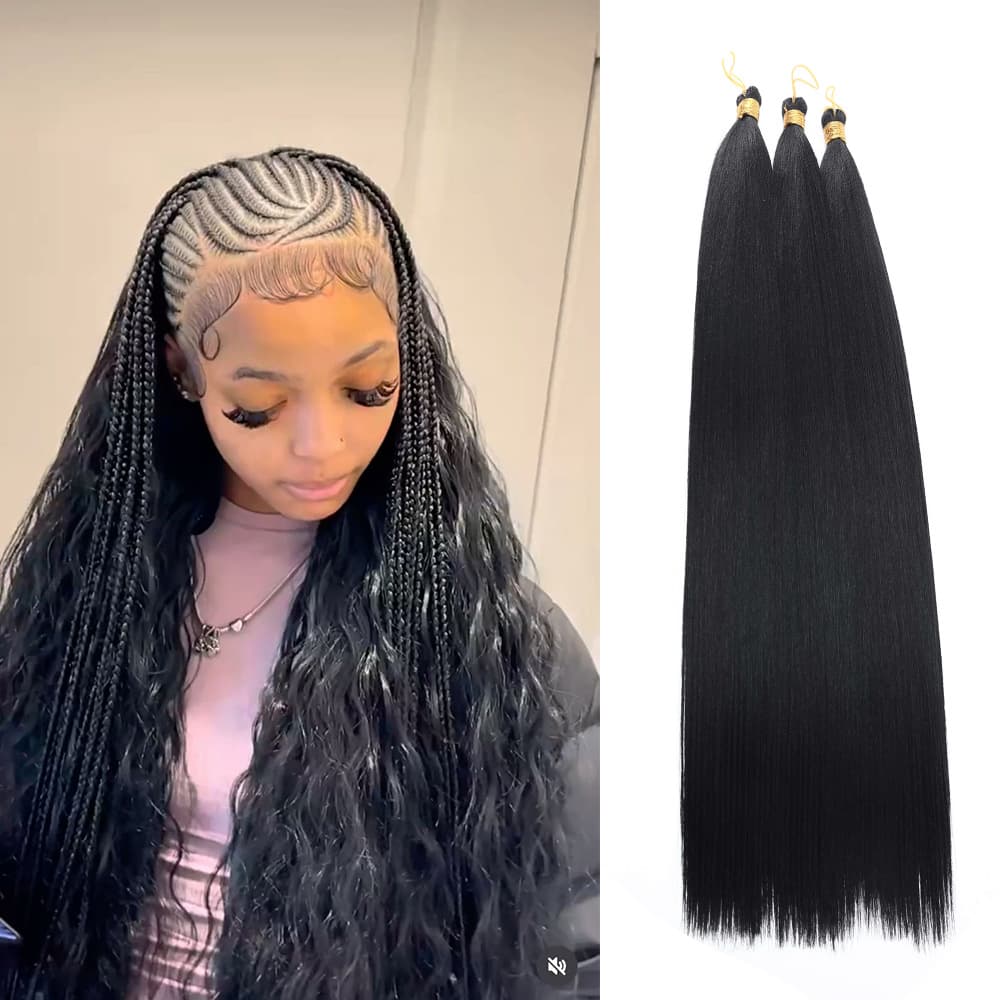 Bone Straight Boho Hair Free Shipping Synthetic Hair