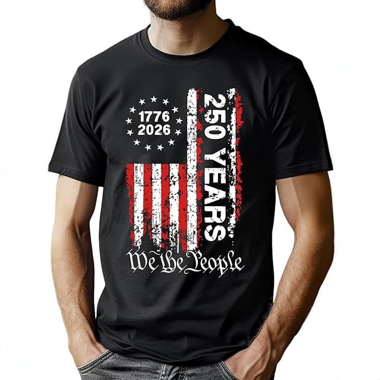 Foreign Trade Cross-Border New Product 3D Digital Printed T-Shirt 1776 European and American Men's Pullover Top Summer Short-Sleeved Basic Model