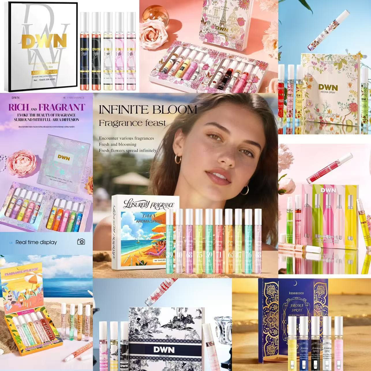 [Cross-border gift box perfume] DWN10ml portable gift box test tube perfume supplied in bulk to Dubai, Saudi Arabia