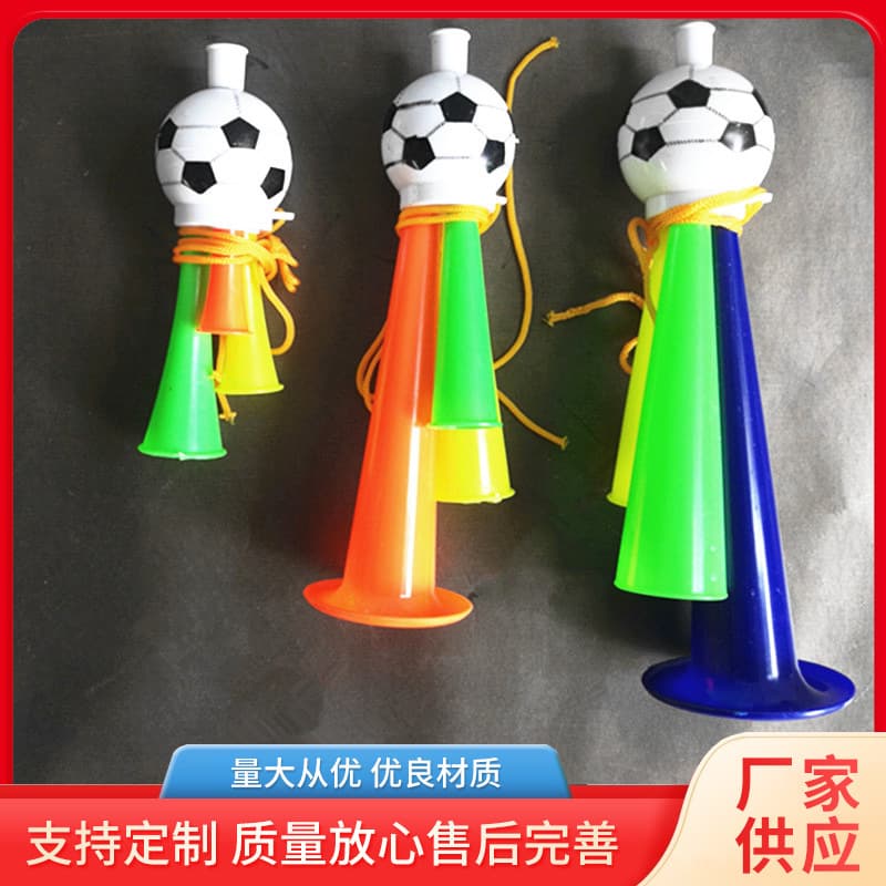 Large/Medium/Small Plastic Soccer Cheer Horn Toy Whistle Soccer Horn Instrument for Cheering