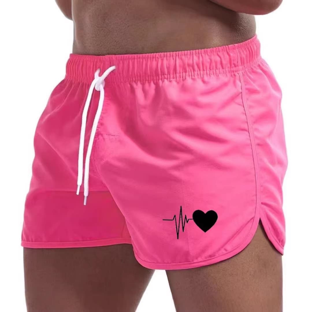 2026 Summer Men's Cross-Border Beach Shorts Big Size Three-Quarter Length Summer Beach Surfing Shorts