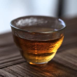 Exported to Korea, Pure Handmade, Swirled, Thickened Heat-Resistant Glass Tea Cup, Hammered Pattern Tea Tasting Cup