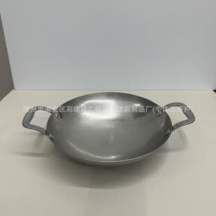 Factory Direct Retro Stainless Steel Seafood Pot Thai Pot Extra Thick Flat Bottom Pot Dry Pot Lobster Pan Camping Industrial Pot