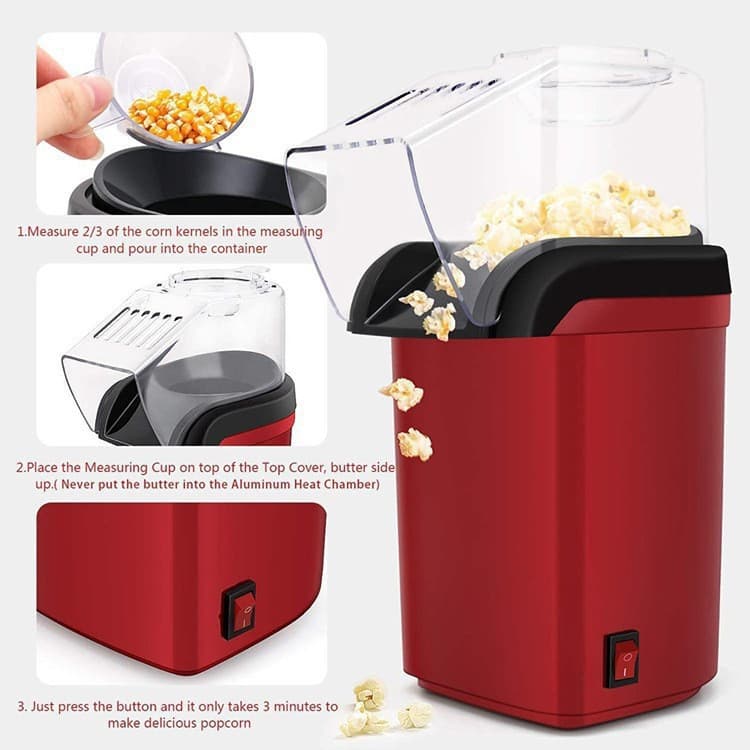 New cross-border foreign trade children's popcorn machine mini corn popping machine electric heating small corn popping machine popcorn machine home use