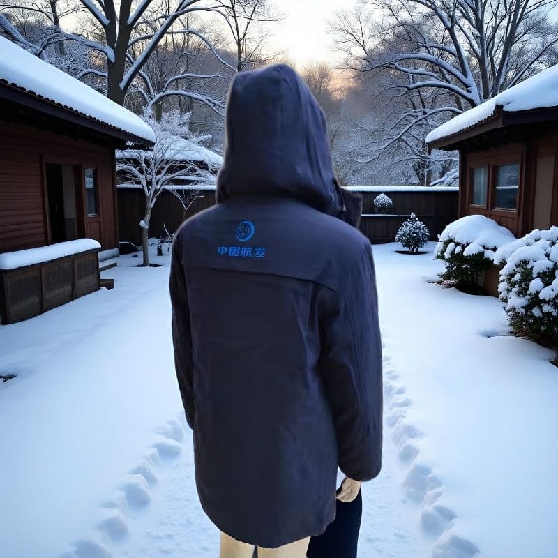 Winter Thickened China Aviation Engine Down Jacket Workshop Cold-Weather Insulation Down Coat