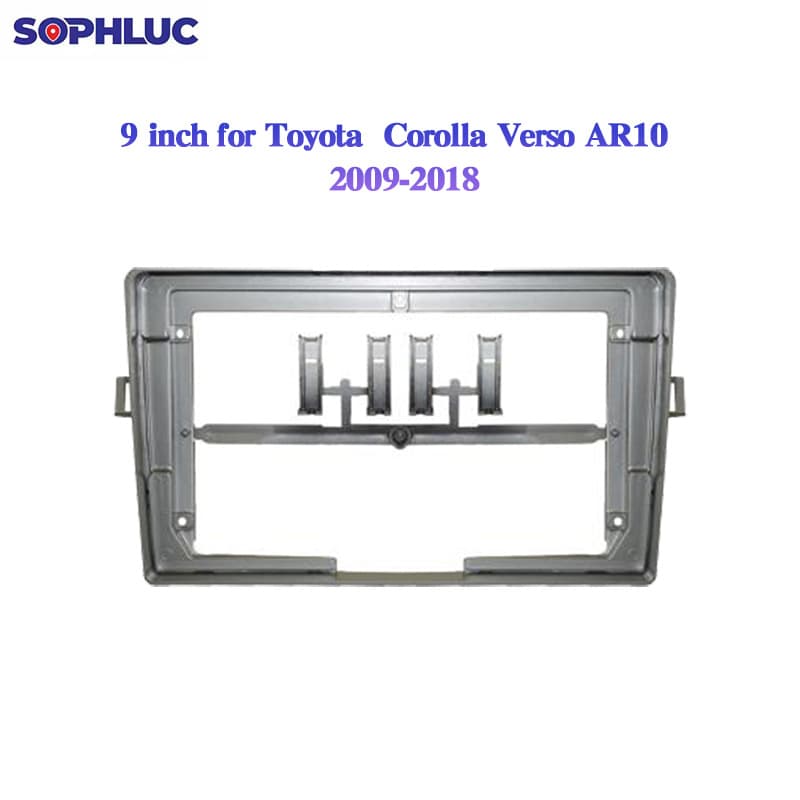 Versatile Frame Kit for 2009-2018 Toyota Corolla Verso Center Console Navigation Fascia Android Navigation Big Screen Panel