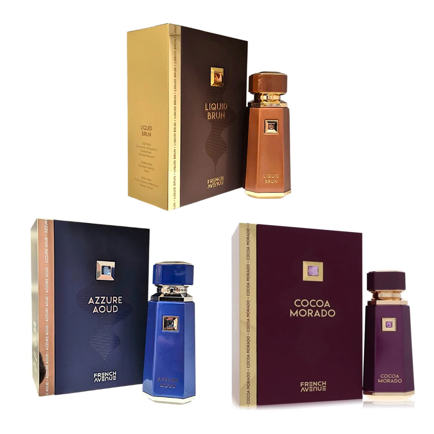 Cross-border hot perfume Liquid Brun France Avenue Middle East Dubai Arabian fragrance unisex perfume batch