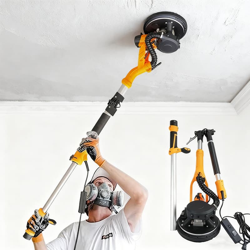 Putty Sander Wall Sander Foldable Sander Ultra-Light Self-Priming Dustless Electric for Home Use