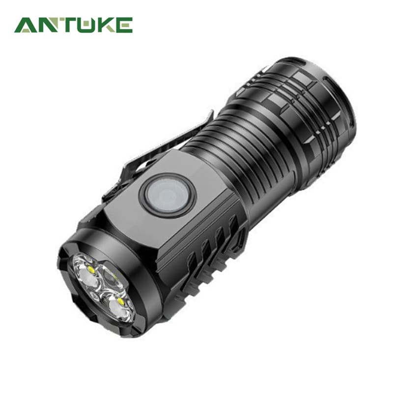 Cross-border Hot Selling Strong Light Long-range Flashlight Mini Portable Small Flashlight Outdoor Multi-functional Clip Hat Light Flashlight