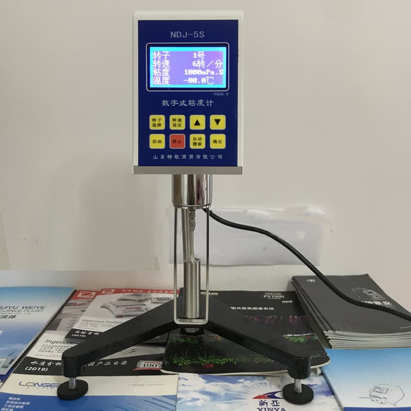 Changou Digital Display Viscometer NDJ-5S/8S/9S Rotational Glue Ink Coating Hot Melt Adhesive Viscosity Meter