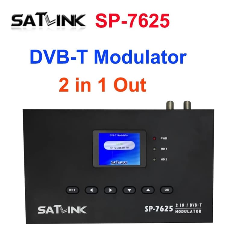 Satlink SP-7625 modulator, DVB-T modulator, RF converter