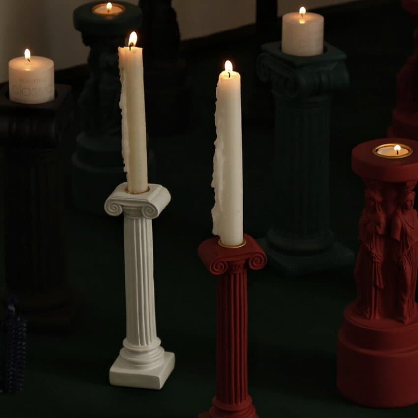 Greek European style Sophia Venus statue Roman column aromatherapy candlestick creative soft decoration model room furnishings
