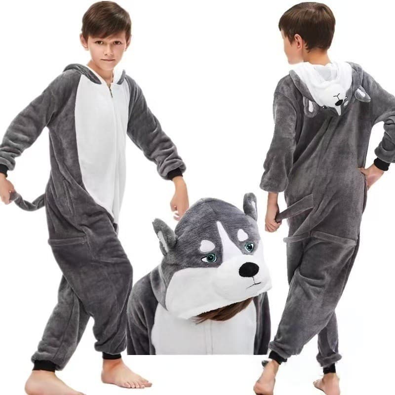 Winter Flannel Sonic the Hedgehog Anime Pajama Onesie for Kids Cartoon Sleepwear