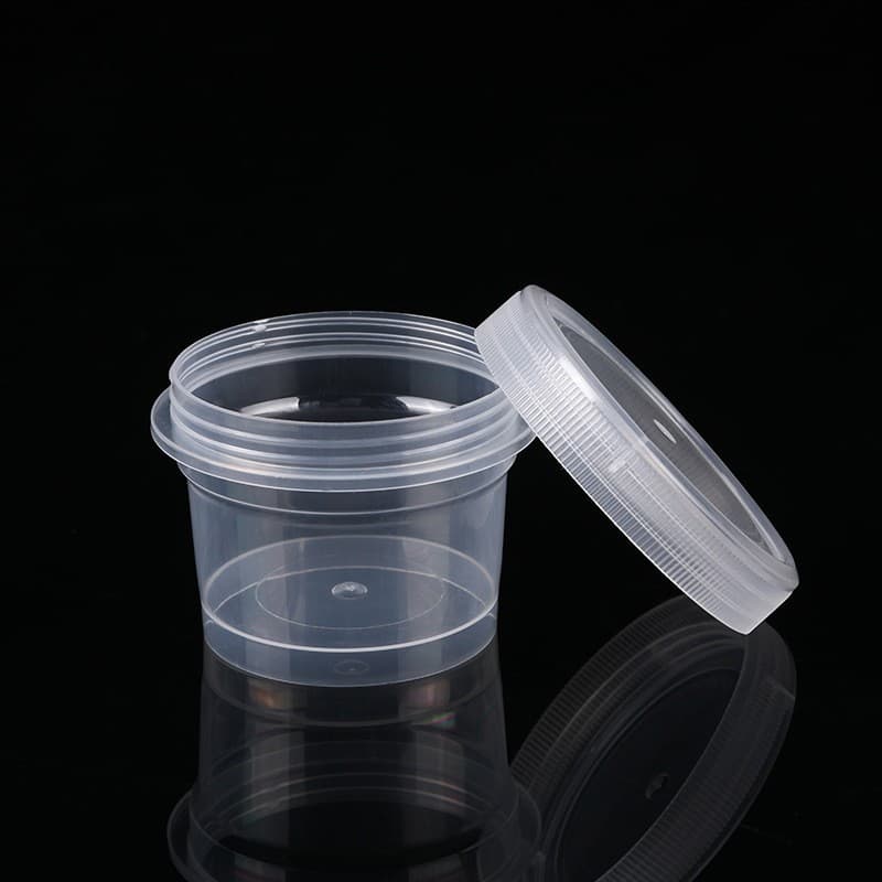 Source Factory Highly Transparent Sealed and Not Easy to Damage Internet Celebrity's Same Pudding Cup Ice Cream Box Slime Box