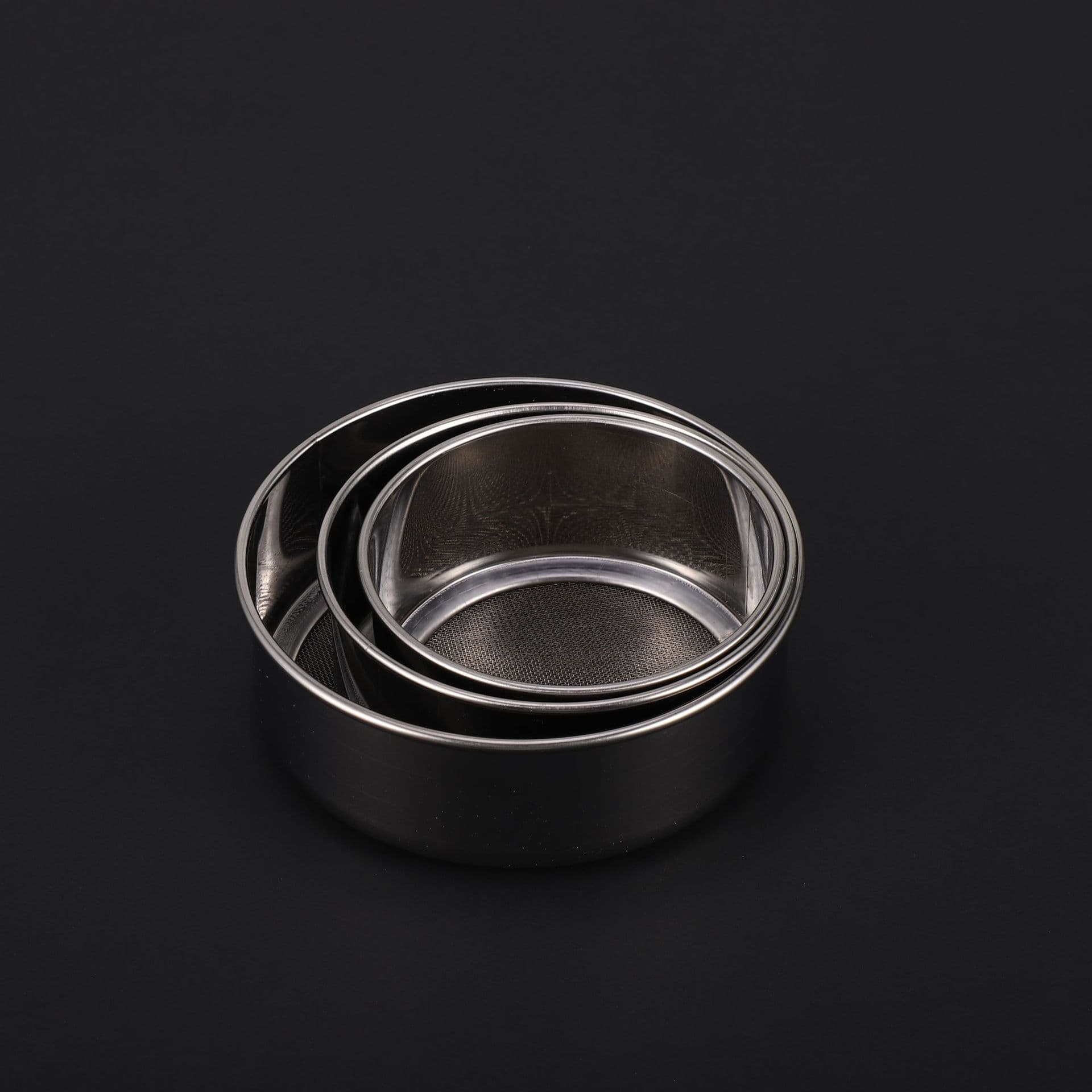 Flour Sieve Fine Mesh Sieve Multi-Specification Small Set Thickened Stainless Steel Flour Sieve Baking Tool Stainless Steel Sieve