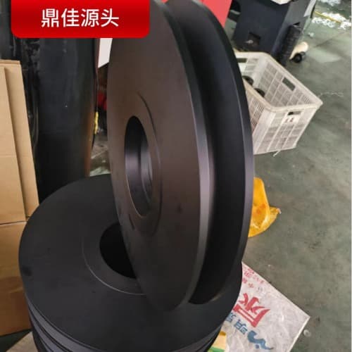 Custom Black Oil-filled Glass Fiber MC Nylon Pulley Ultra Wear-resistant Nylon 66 Pulley 1010 Nylon Wheel