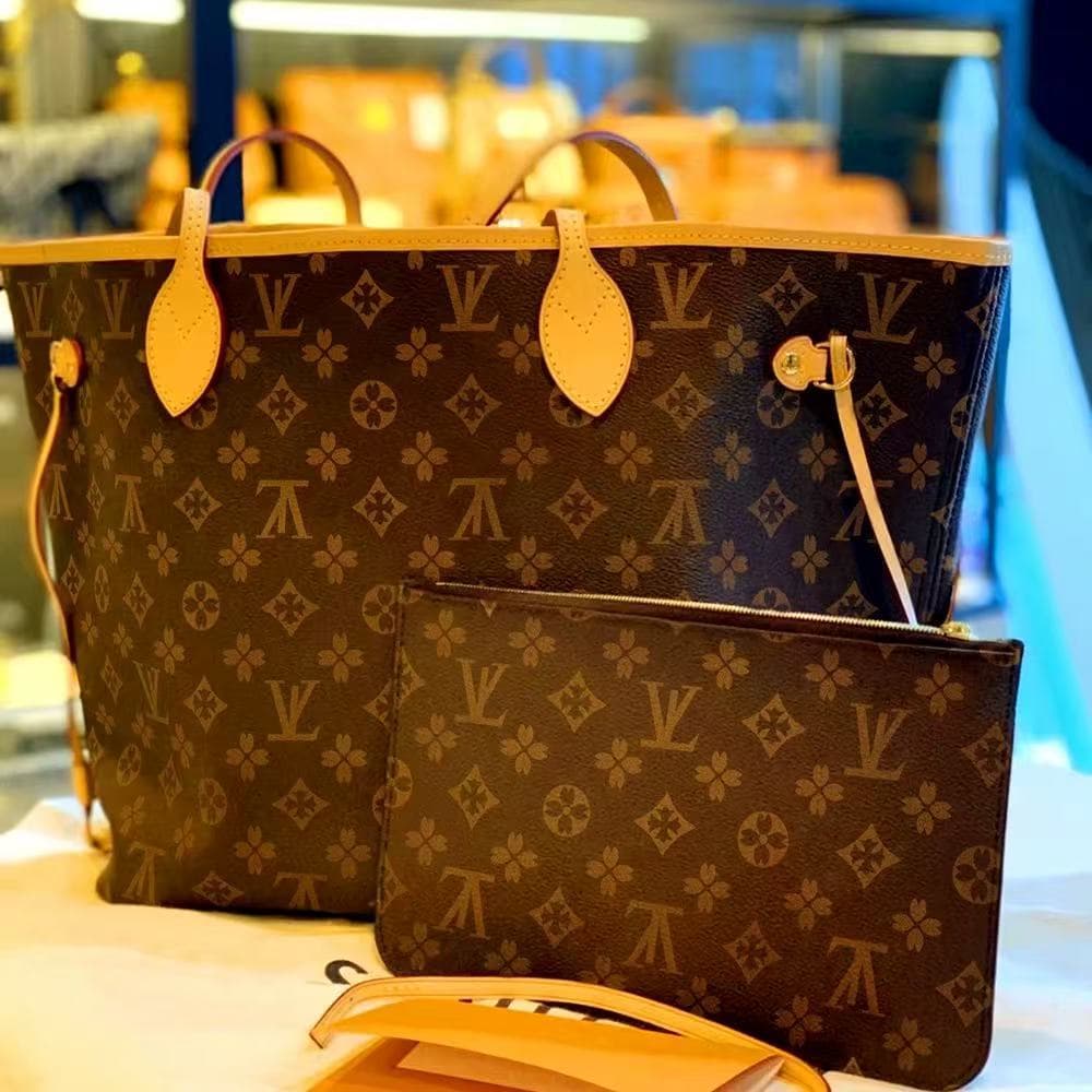 2025 New Classic M Lv Women's Shoulder Bag Crossbody Bag Handbag Tote Bag Shopping Bag with Inner Bag