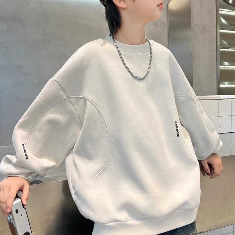 [Hot] Korean Style Casual Children's Autumn Cotton Blend Sweatshirt for Boys