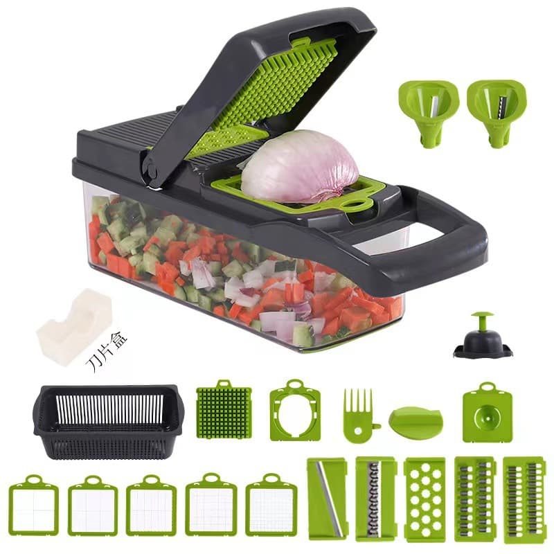 Multi-Function Kitchen Julienne Slicer, Vegetable Chopper, Salad Shredder and Dicer All-in-One Creative Kitchen Tool