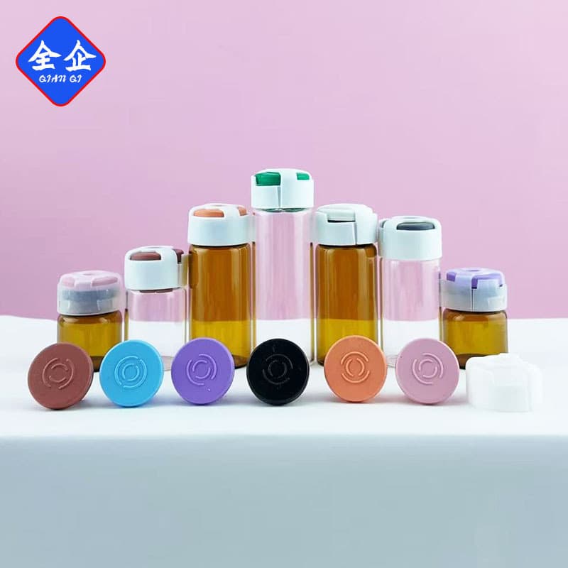 In stock supply 10ml transparent medical beauty serum vials, essence concentrate snap-cap ampoules, glass freeze-dried powder vials