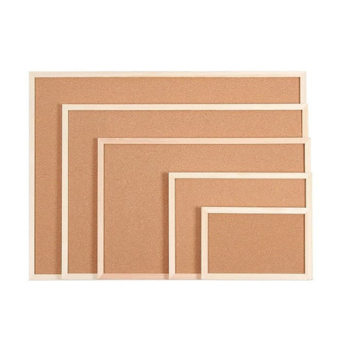 Thickened Wall-Mounted Message Board Cork Board with Push Pins, Ins-Style Soft Bulletin Board Photo Wall, Movable Display Board