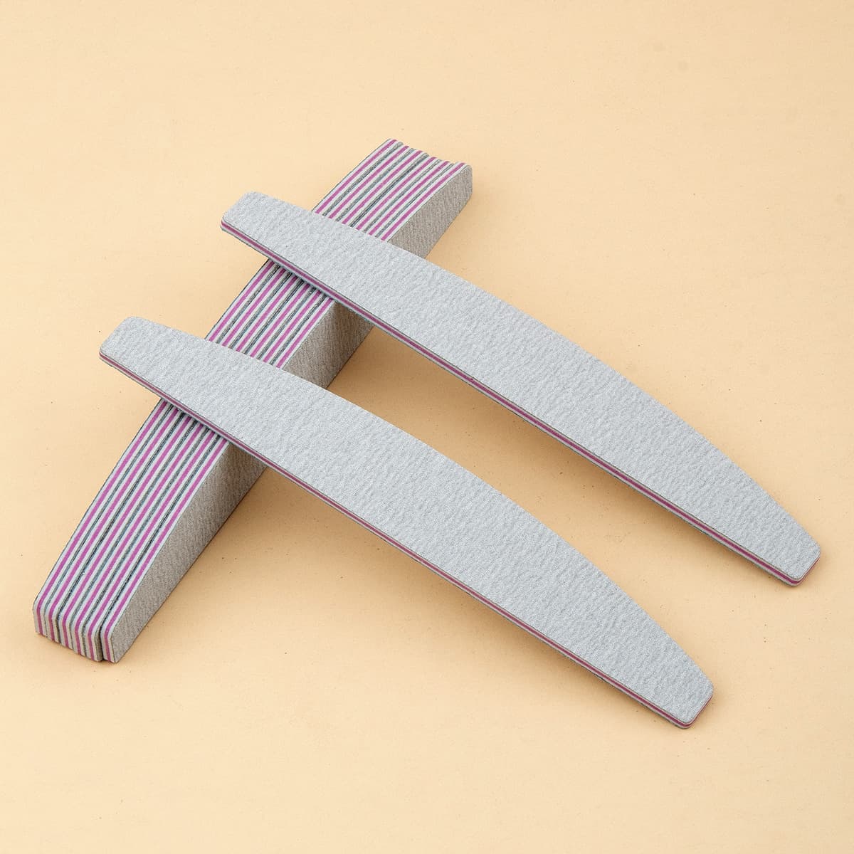 Nail Buffering Strip for Manicure Double Sided Waterproof Sanding Strip No Sand Loss Easy to Wash Beauty Nail Care Tool