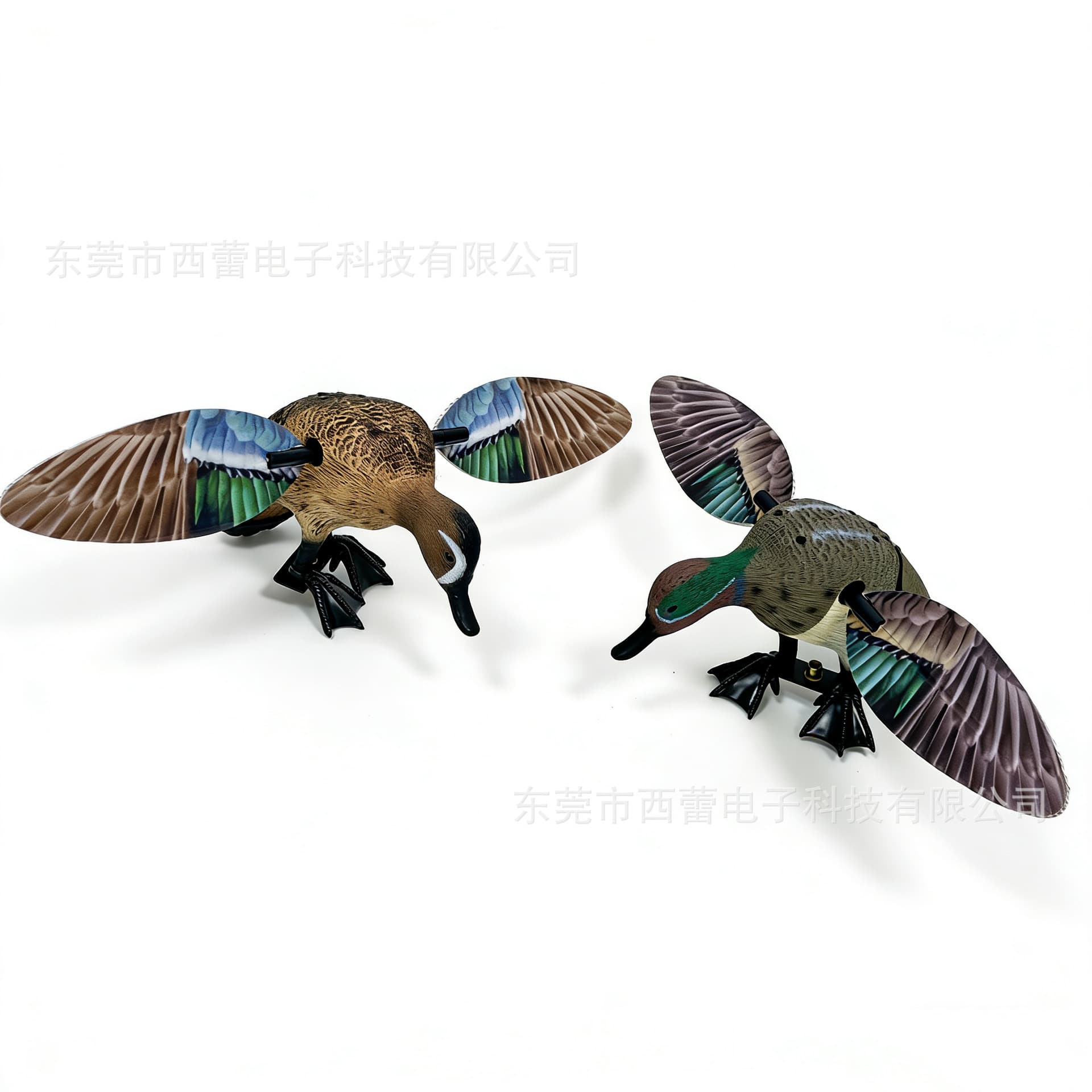 Remote Control Electric Simulation Flying Duck Animal Outdoor Hunting Prop Yard Decoration Park Craft Ornament Rural Landscape