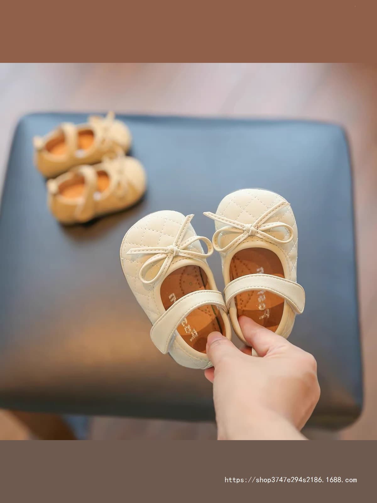 Baby Girl Princess Shoes Spring Autumn New Soft Sole Walking Shoes for 0-1-3 Years Old Toddler Non-Slip Infant Shoes