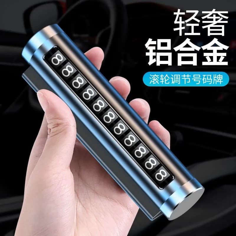 Popular Roller-Type Temporary Car Parking Plate with Metal Logo for Vehicle Relocation