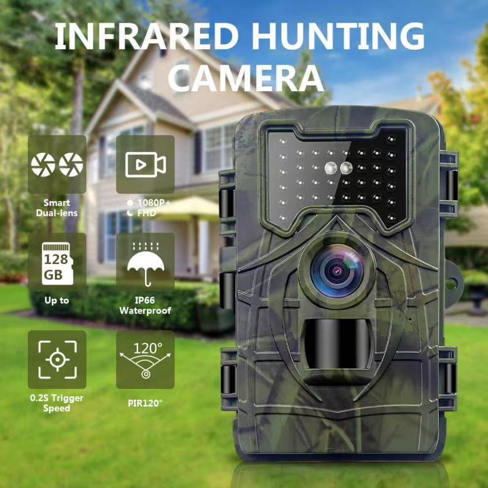 Cross-border PR2000 Hunting Camera Outdoor Trail Camera Night Vision 58MP 2.7K HD Infrared Camera