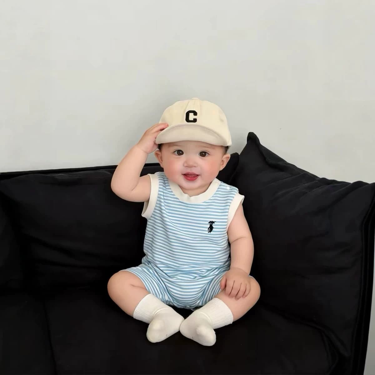 Baby Romper Summer Thin 6 Months Baby Clothes Summer Korean Style Cute Infant Outdoor Crawling Suit Summer